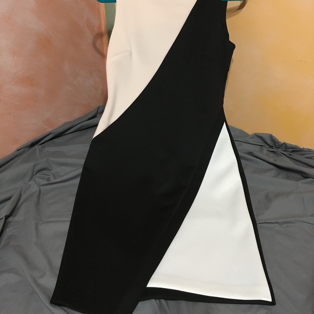 NEW Hilfiger Pink, Black, White Color Block Dress